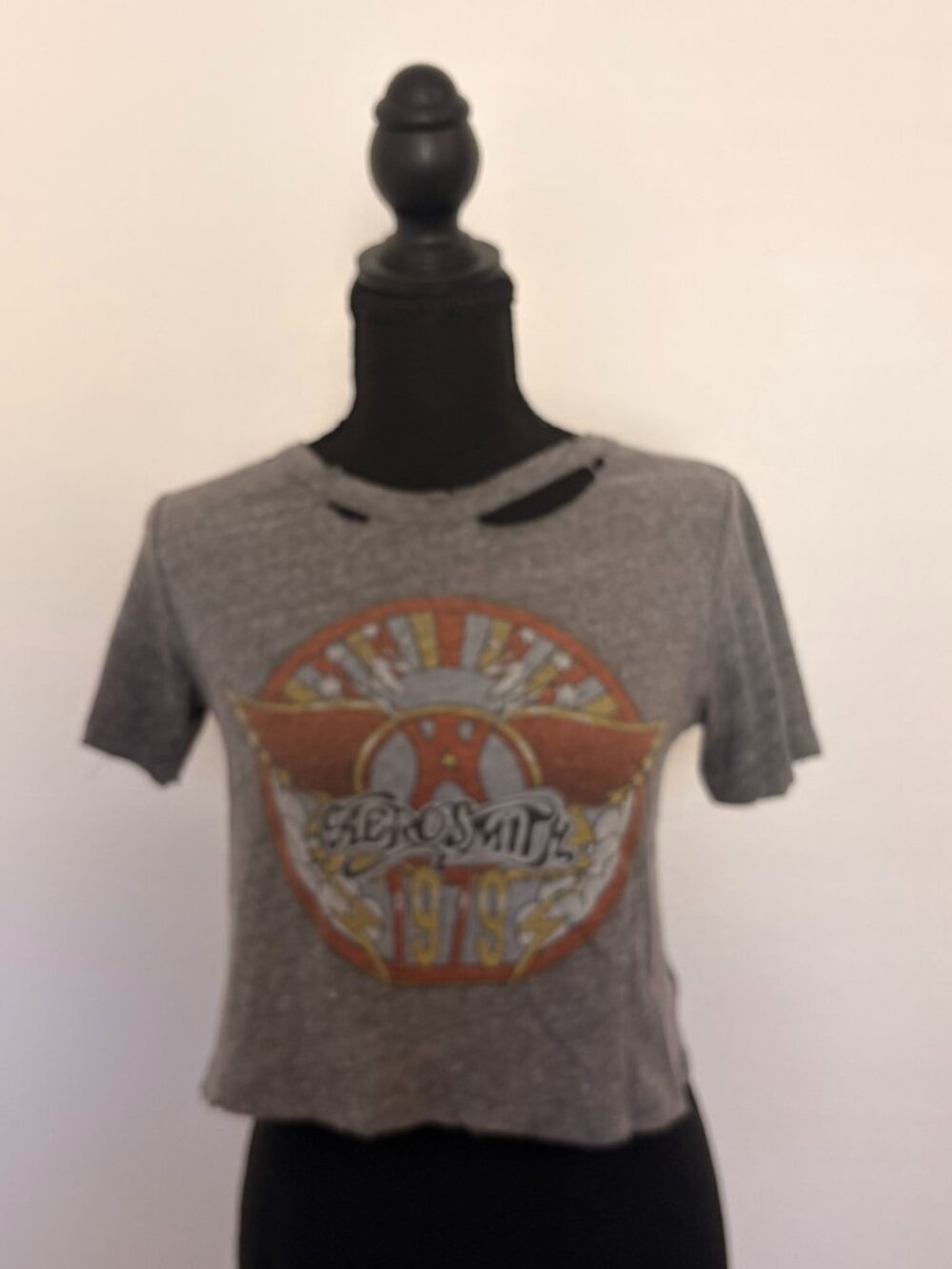 Cool vintage-inspired cropped T-shirt from Day Dreamer